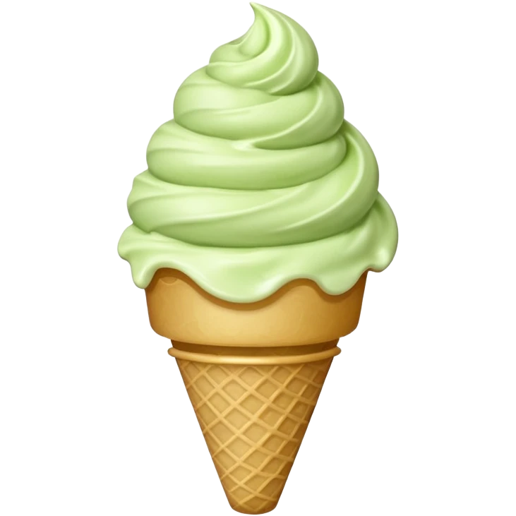 pistaccio ice cream emoji