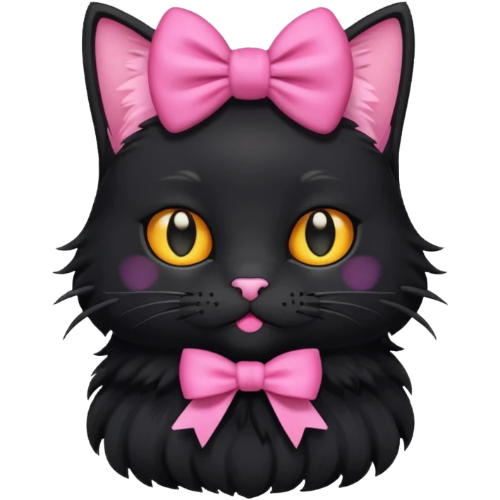 🐈‍⬛🎀 emoji