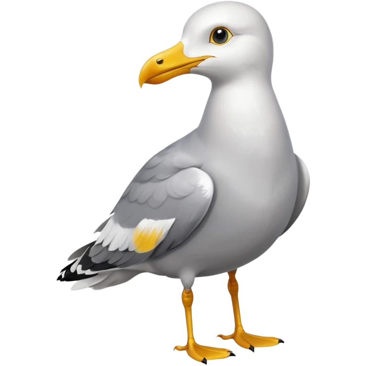 A cool seagull  emoji