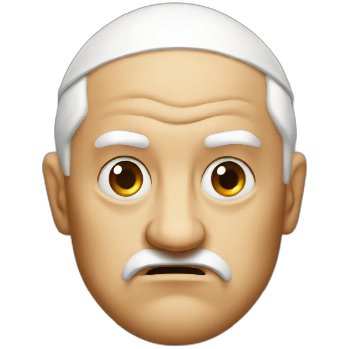 angry pope emoji