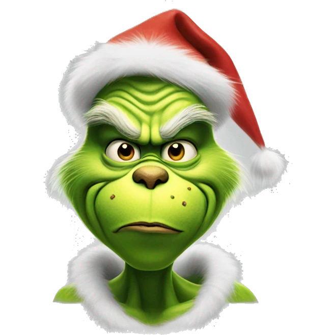 The grinch emoji