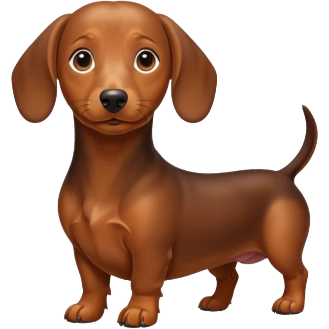 Perro salchicha  emoji