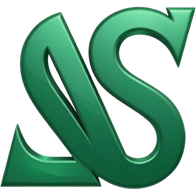 signo de dinero en color verde bien resplandeciente. Este es el signo "$" emoji