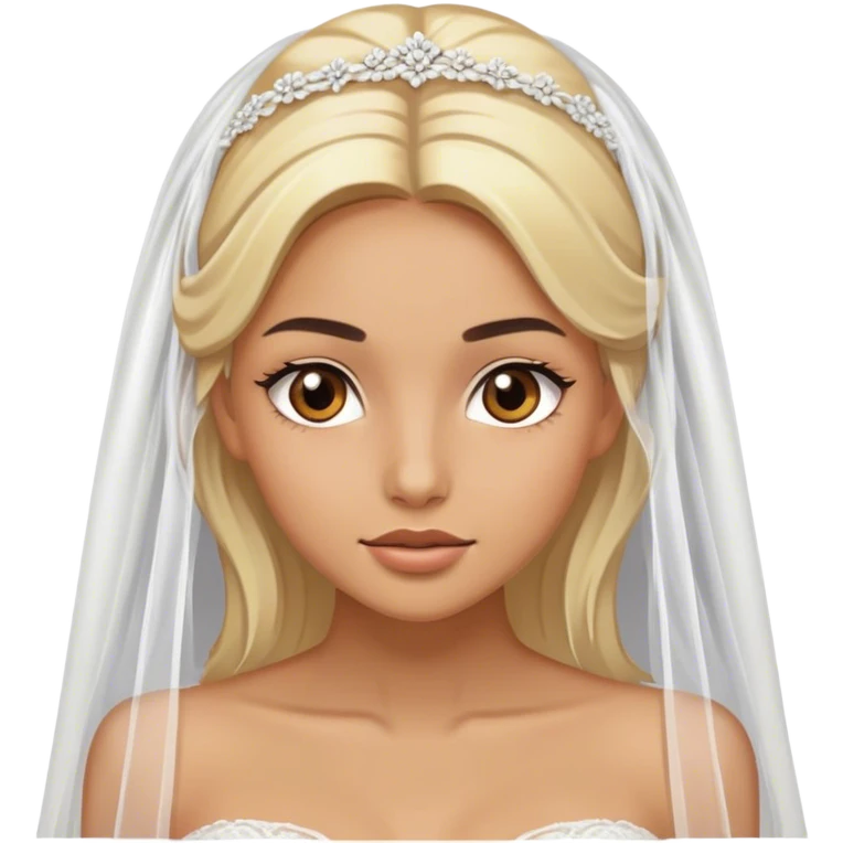 blonde model with brown eyes, 2025 bride   emoji