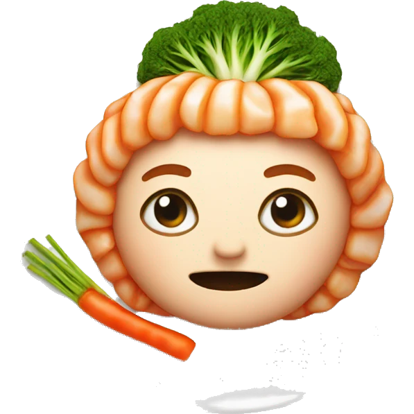 Kimchi on plate emoji