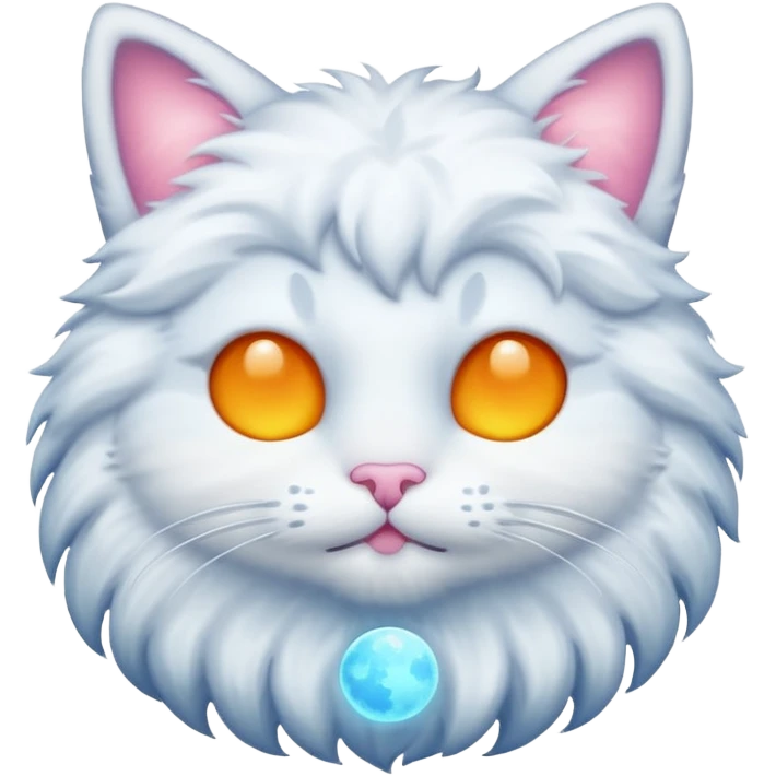 cat made of moon emoji emoji
