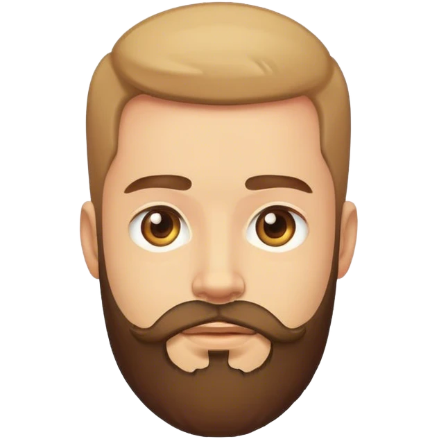 Hombre con barba  emoji