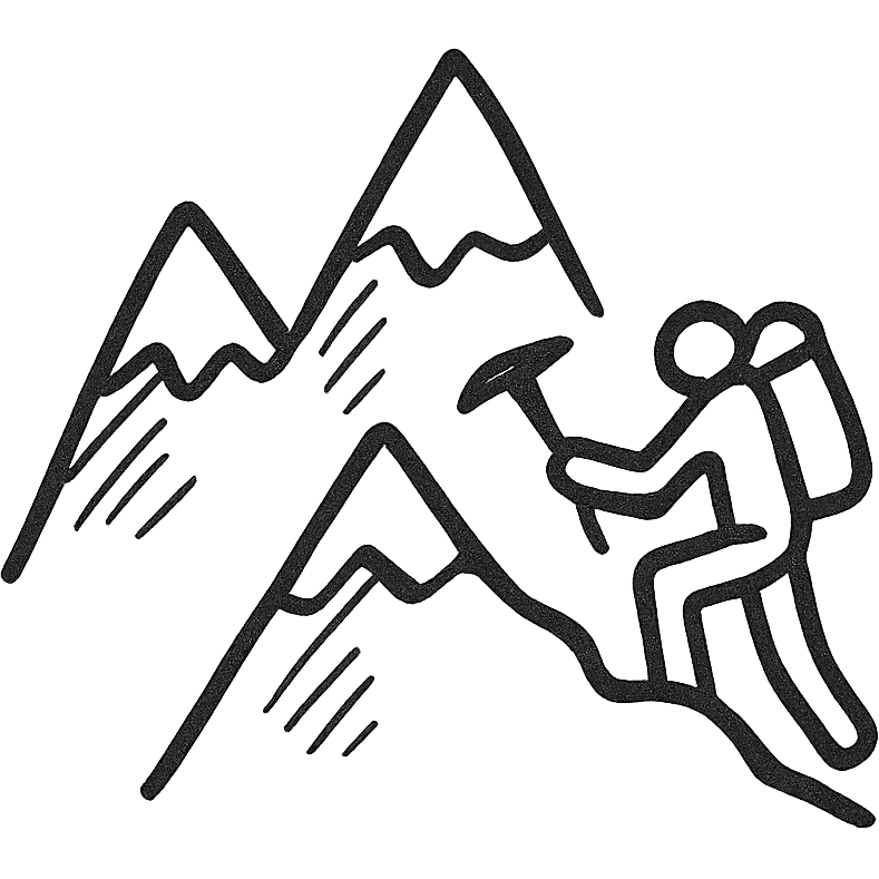 mountaineering emoji