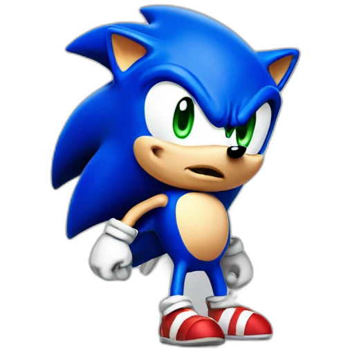 Sonic the hedgehog emoji