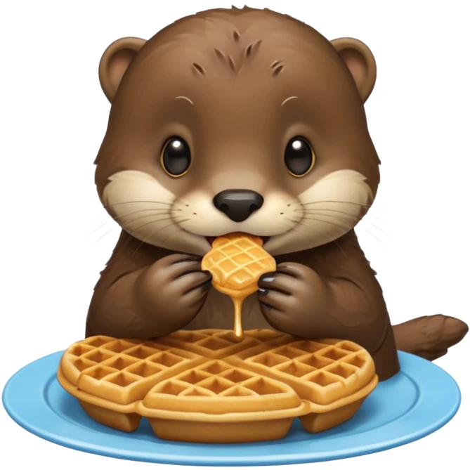 otter waffle emoji