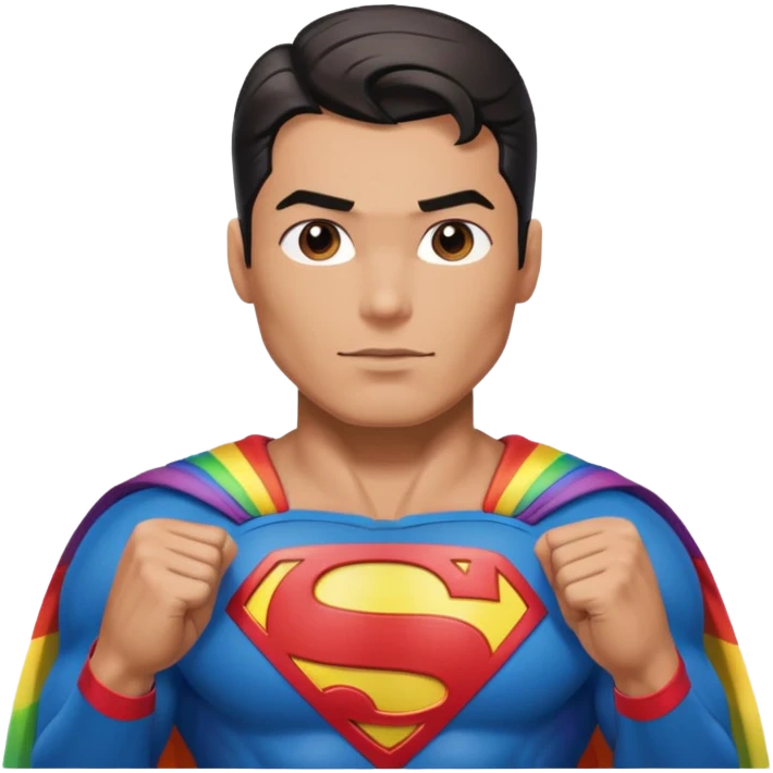 Gay superman emoji