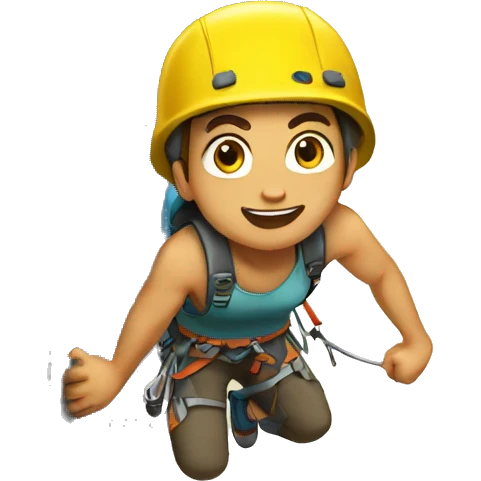 rock climbing emoji