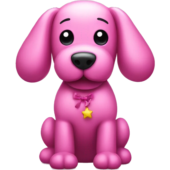 pink balloon dog emoji