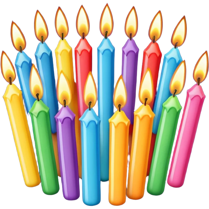 16 birthday candles  emoji