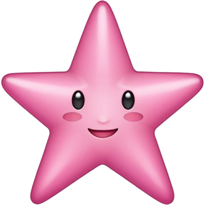 estrella rosa emoji