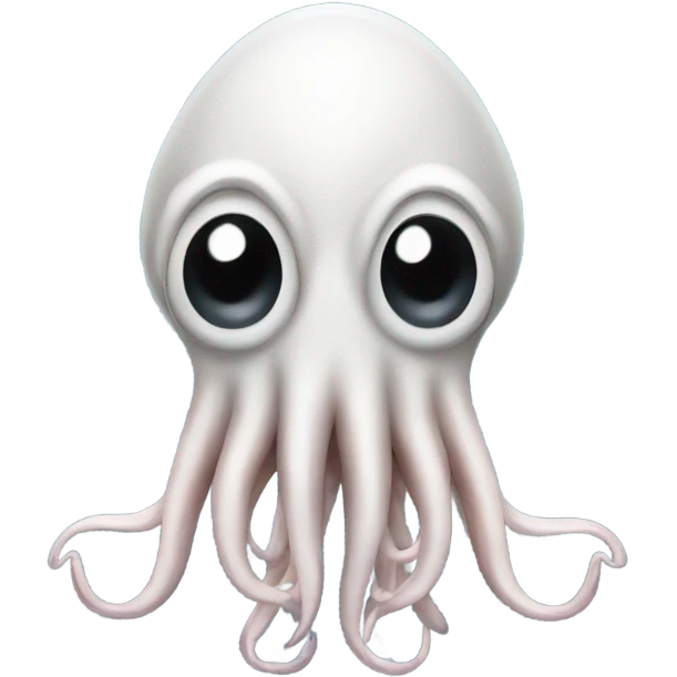 Ios squid emoji facing forward  emoji