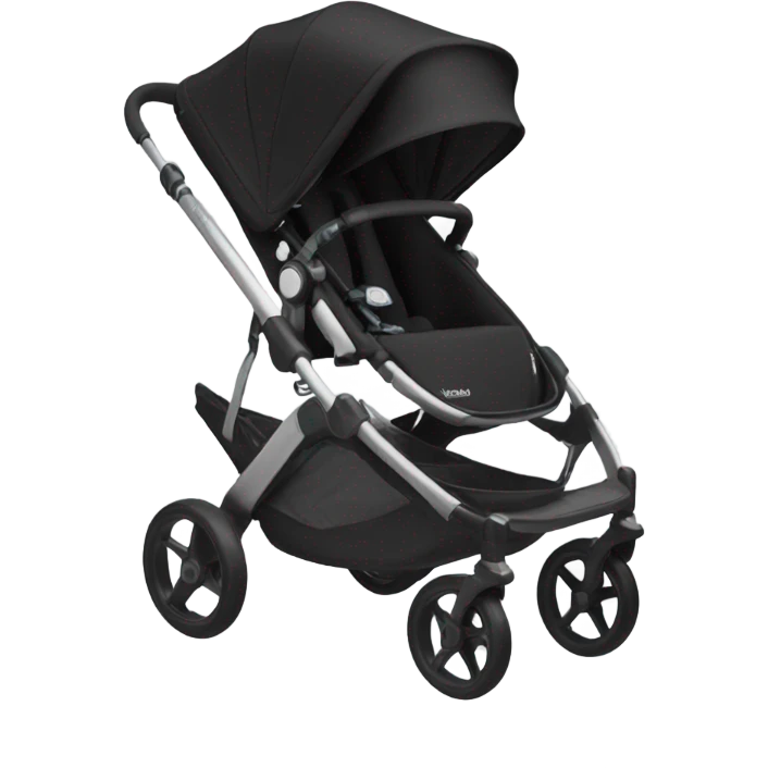 Black Uppababy stroller emoji
