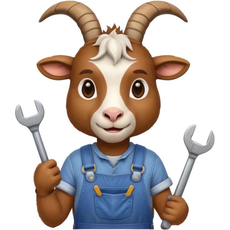 Goat mechanic emoji