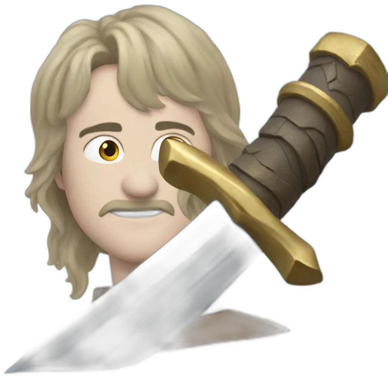 The Sword in the Stone emoji