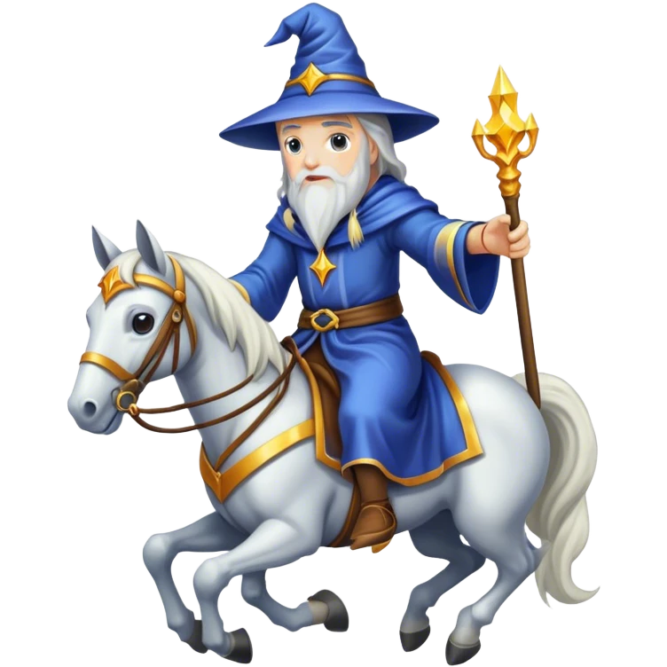 wizard on horse emoji