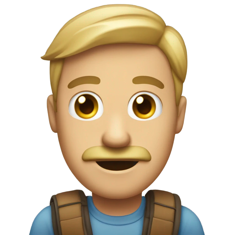 Una cara de confundido con un recételo en la frente  emoji