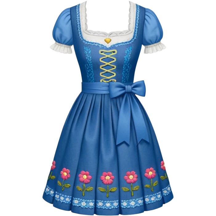 Dirndl with no human just the dress emoji