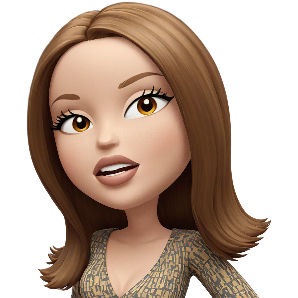 portrait of a smiling girl emoji