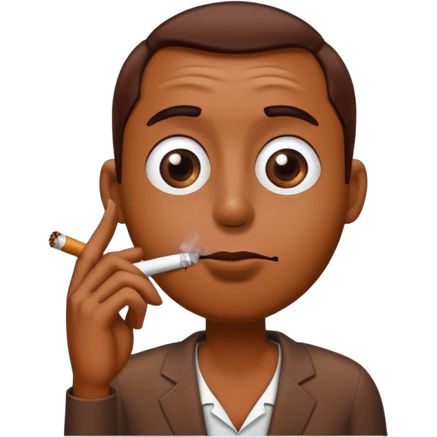 m&m smoking emoji