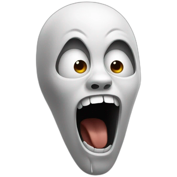 Scream emoji