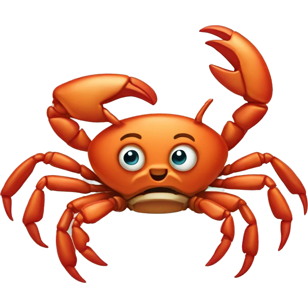 clumsy crab emoji