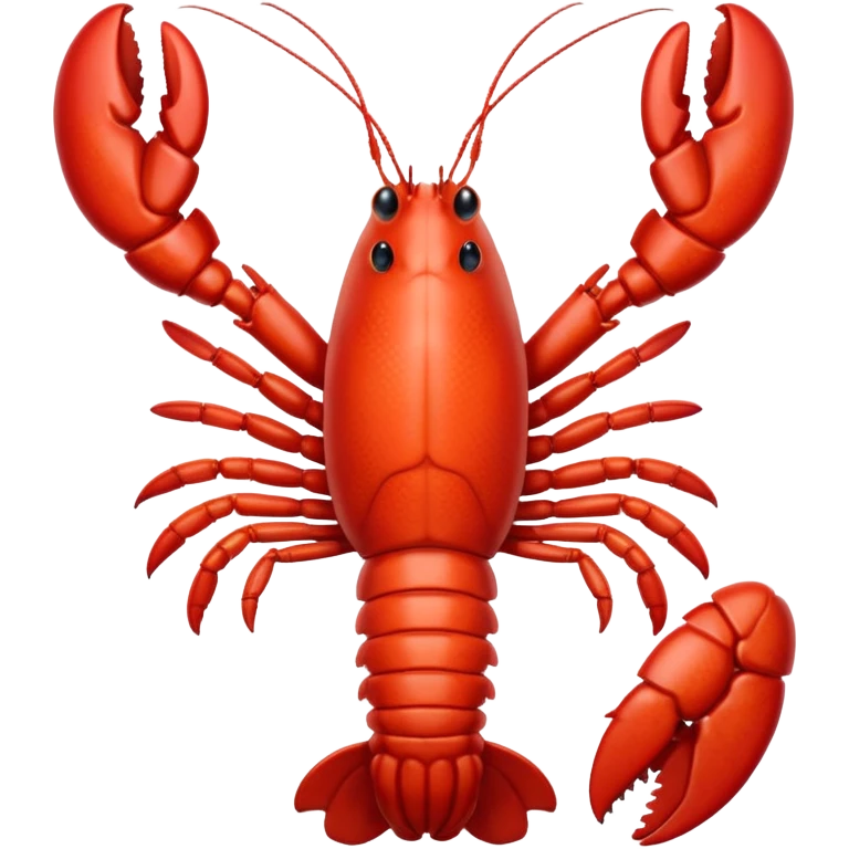 White white lobster  emoji