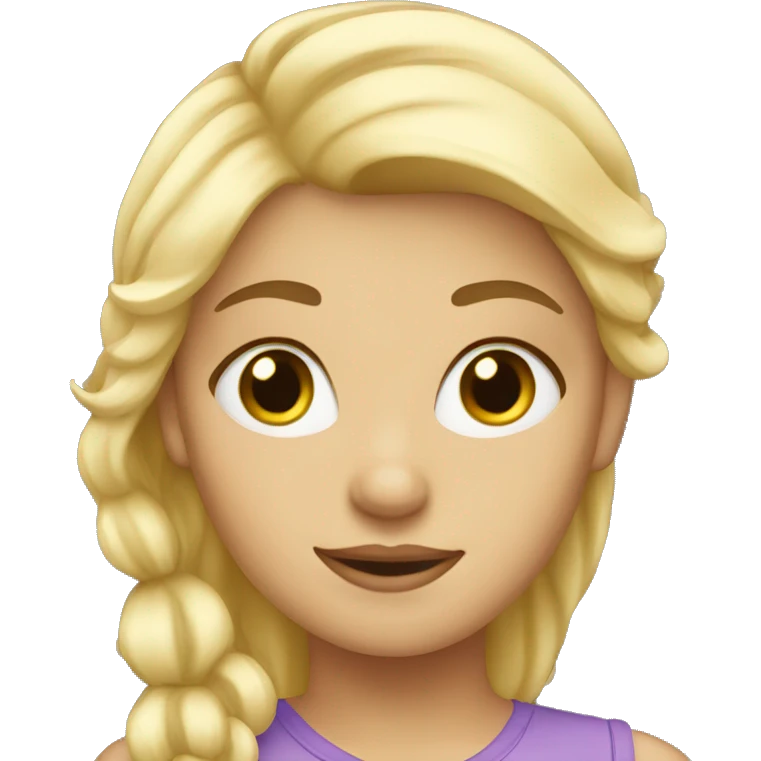 A blondine girl emoji