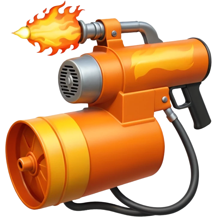big flame thrower emoji