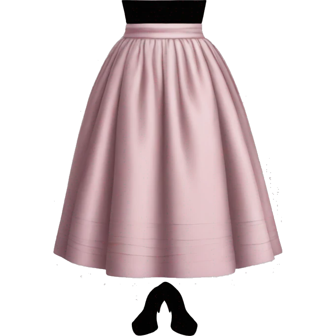 Midi skirt by itself no one wearing it emoji