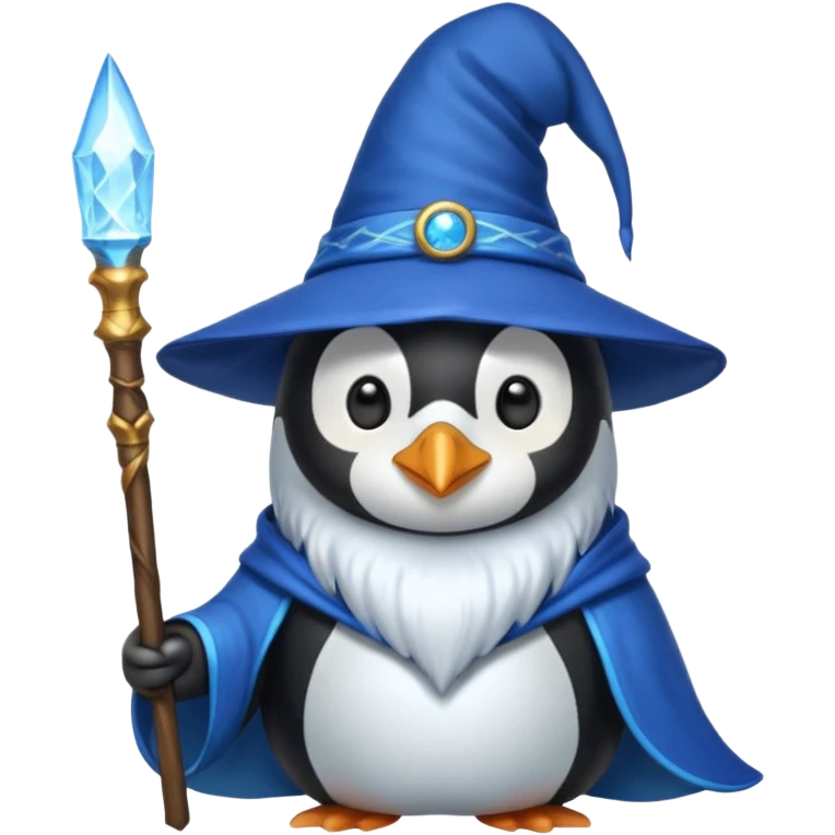 Penguin Wizard emoji