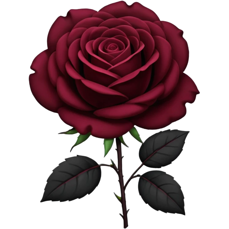 Black rose emoji emoji