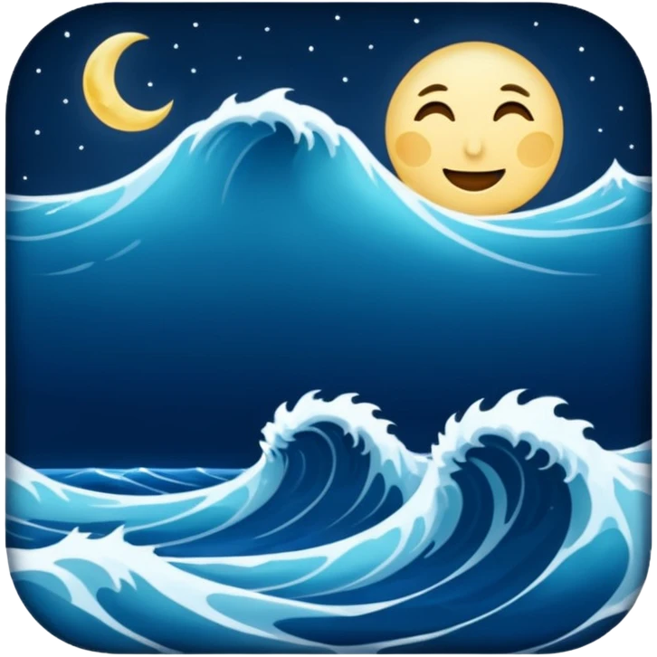 Un mar y una Luna emoji