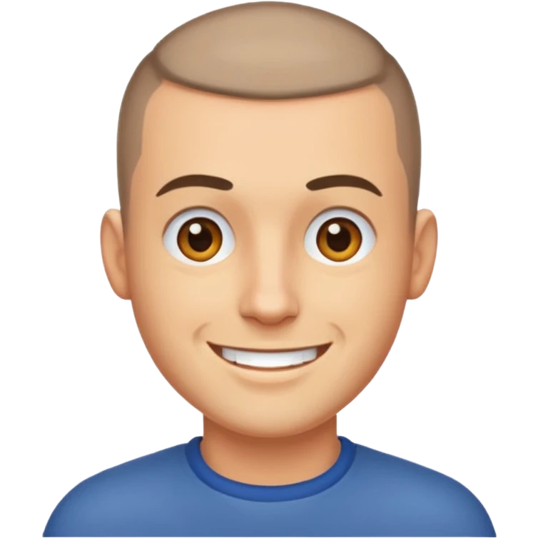 make a emoji about buzz cut man emoji