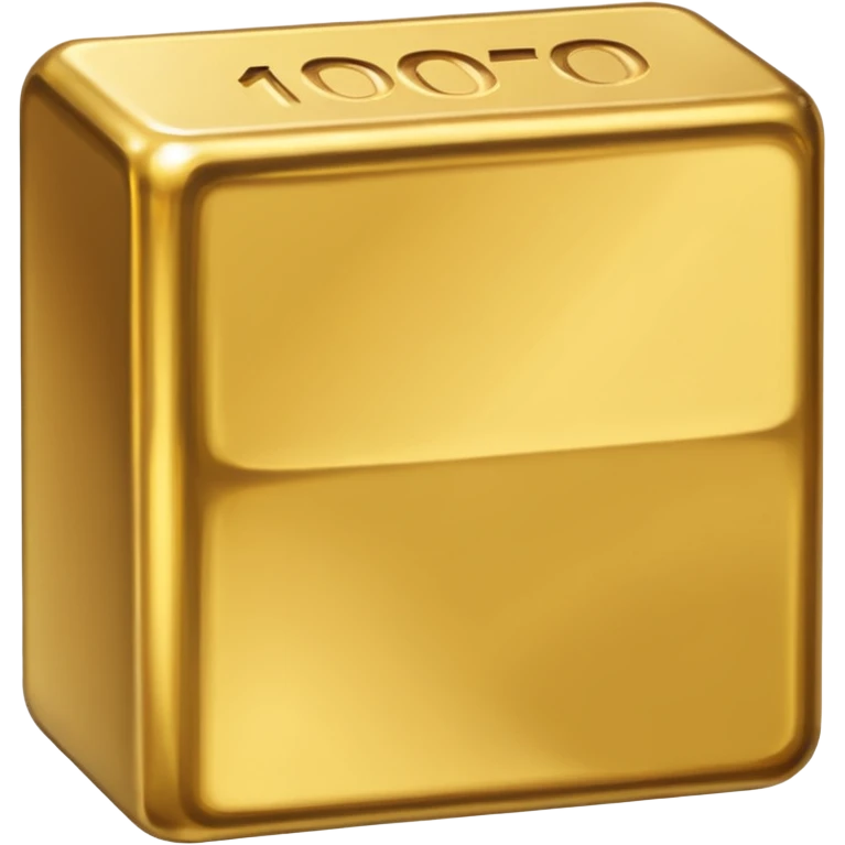 
gold bar emoji