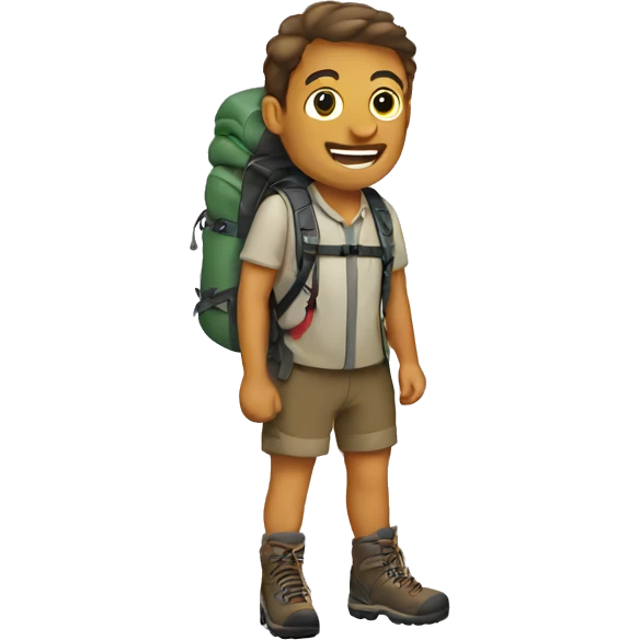 Hiking emoji