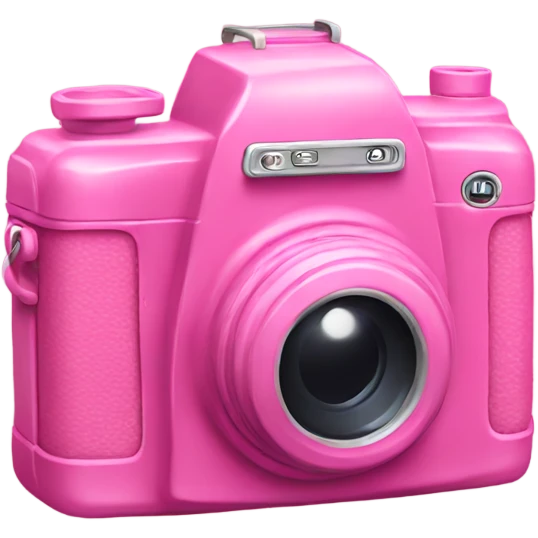 Pink camera emoji