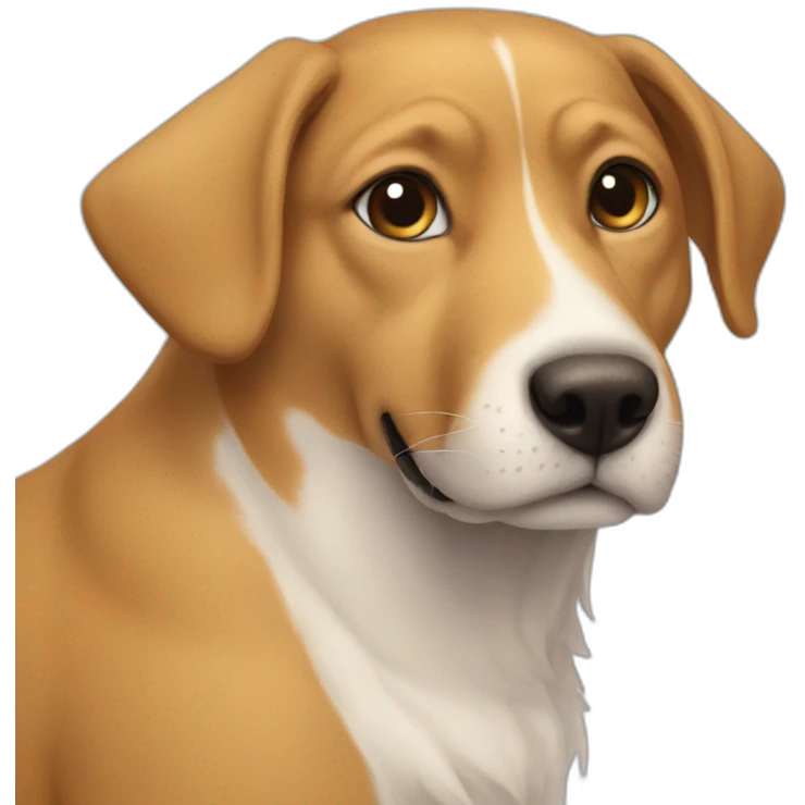 dog looks like a cat emoji