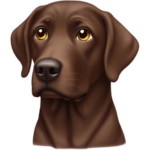 Chocolate lab sweatband  emoji