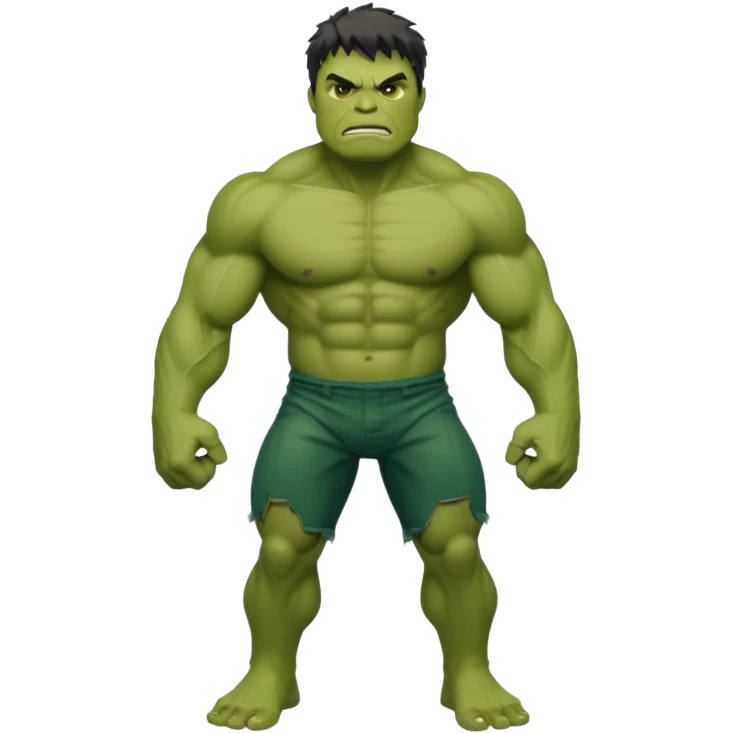 Hulk with full body emoji
