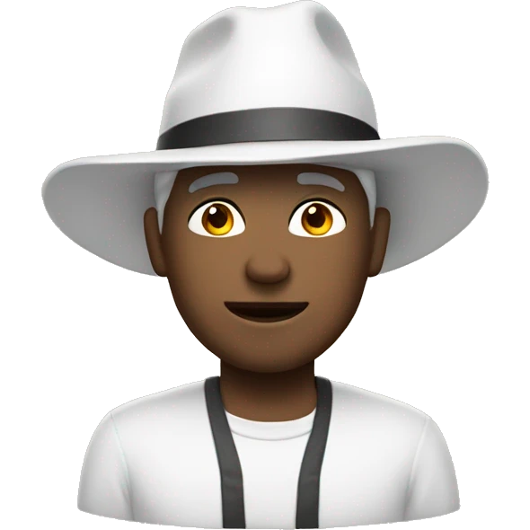 Man with white pointy hat emoji