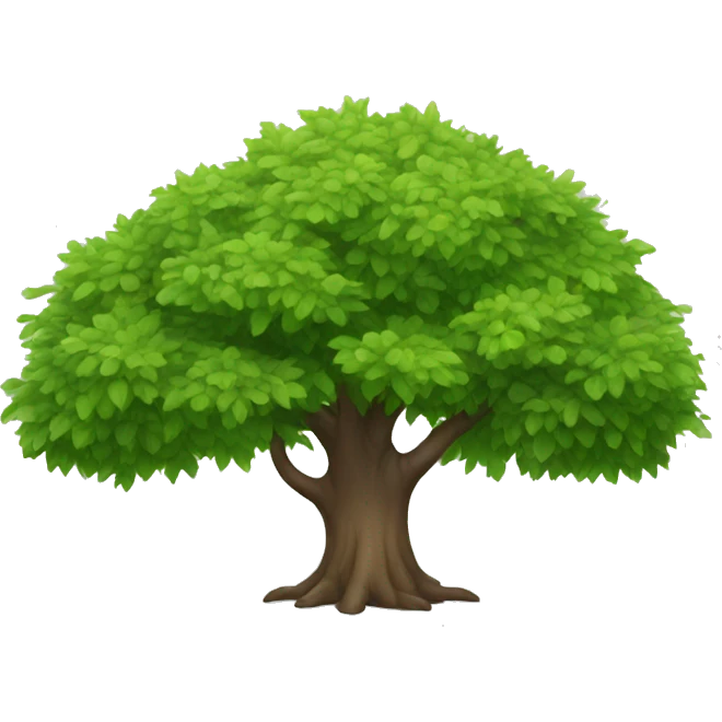 Beautiful tree emoji