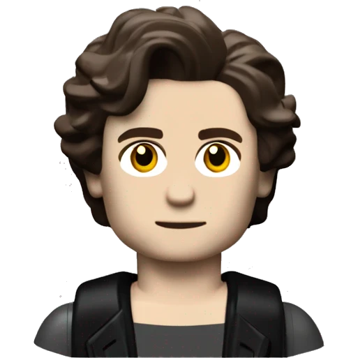 TIMOTHÉE CHALAMET lego full body emoji