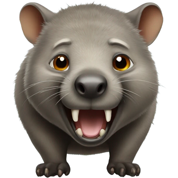 crazy wombat emoji