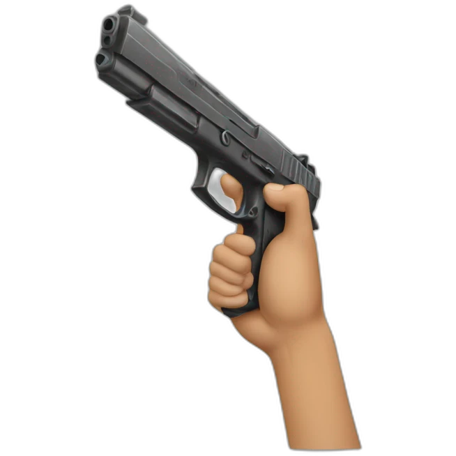 gun gesture emoji