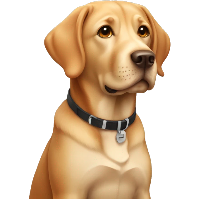 ginger labrador dog emoji